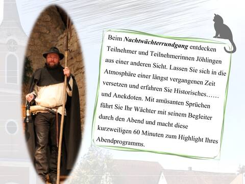 Plakat für Veranstaltung Nachtwächterrundgang Jöhlingen