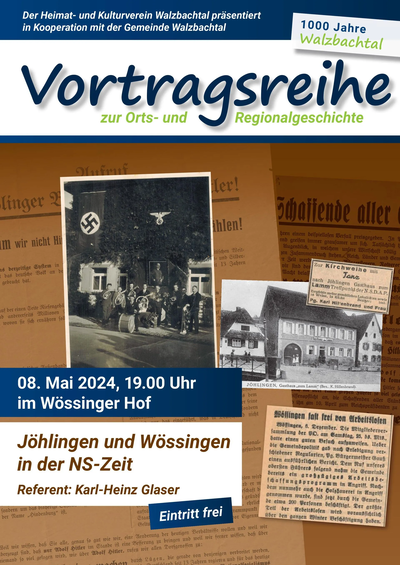 gestaltetes Plakat zur Lesung am 08.05.2024