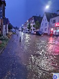 Foto überschwemmte Jöhlinger Straße