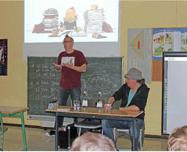 Vortrag in einem Klassenzimmer